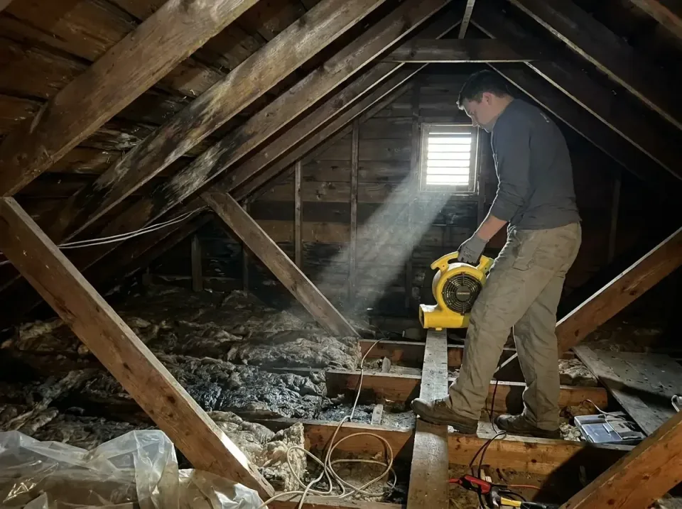 attic-water-damage-drying-proc-007 — frequently asked questions, Emergency Water Extraction & 24/7 Flood Response in Yeringt…